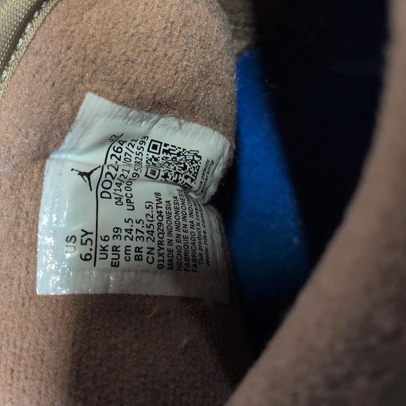 Nike Air Jordan 1 Low Teddy Bear Sneakers Size 6.5Y Women’s 8 EUC - Picture 12 of 16